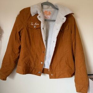 The Maine Sherpa-Lined Teddy Jacket in Rust